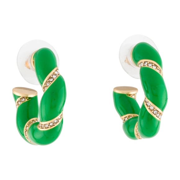 Clare V Enamel Gold earrings - Picture 2 of 4